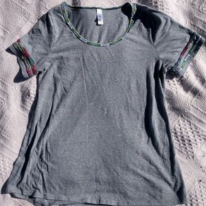 Gray Lularoe Classic Tee